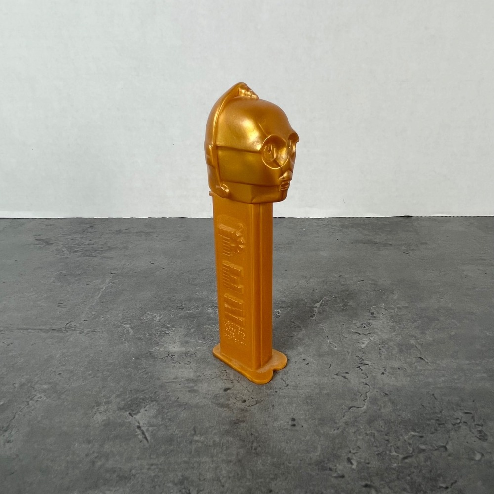 VTG Star Wars C3PO PEZ Dispenser Gold‎ Collectible 1997 Lucasfilm Hungary Made